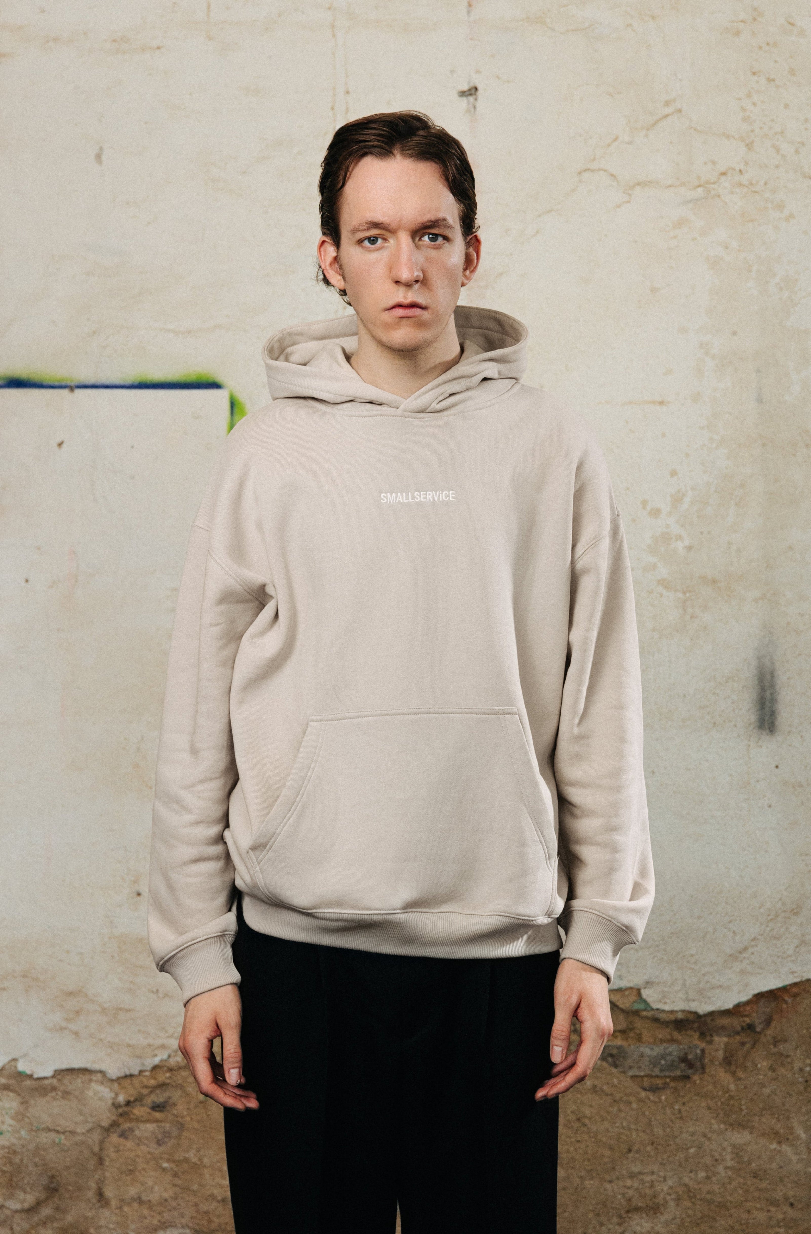 BOXED OS HOODIE x 310825 x BEIGE