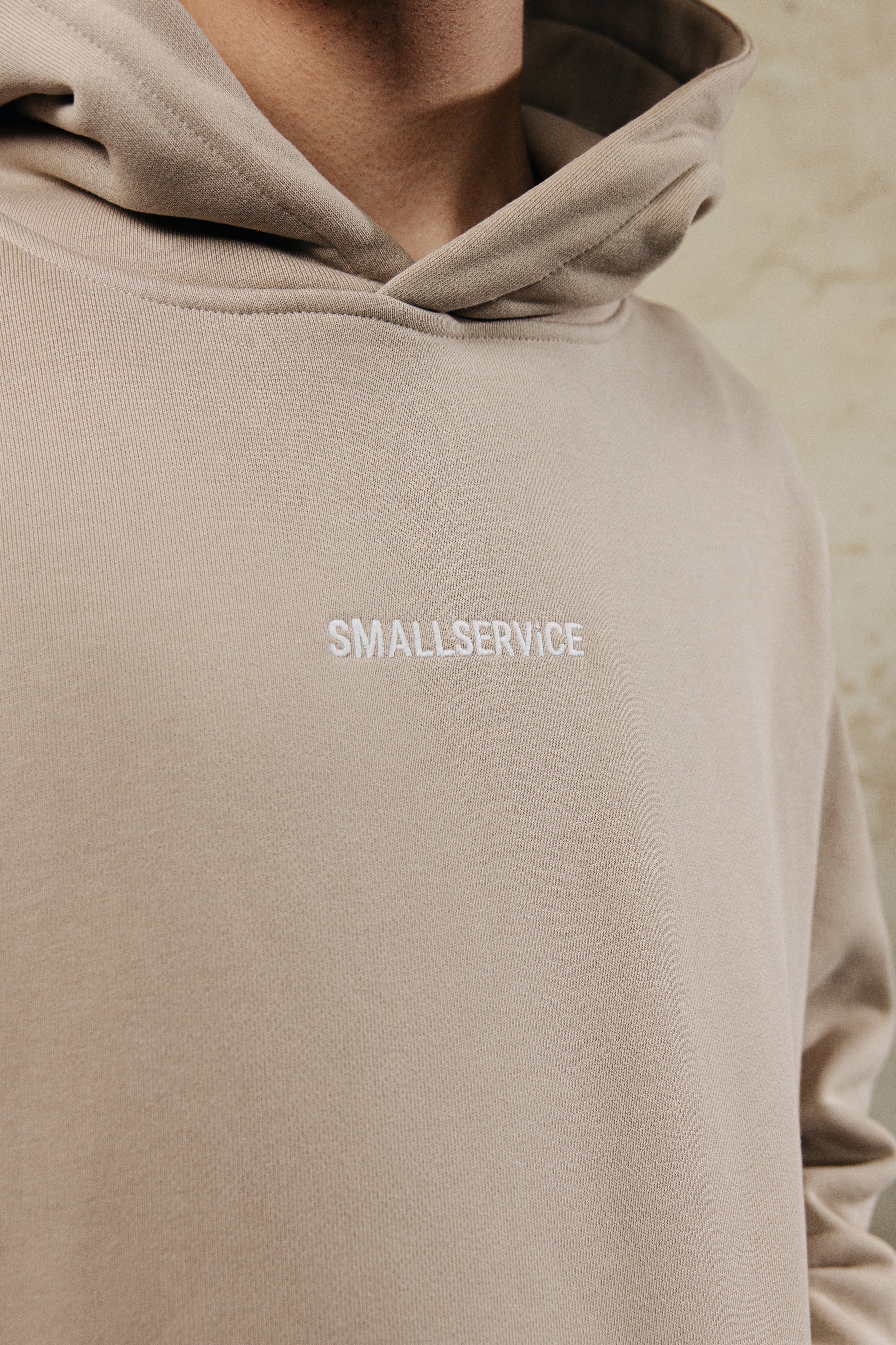 BOXED OS HOODIE x 310825 x BEIGE