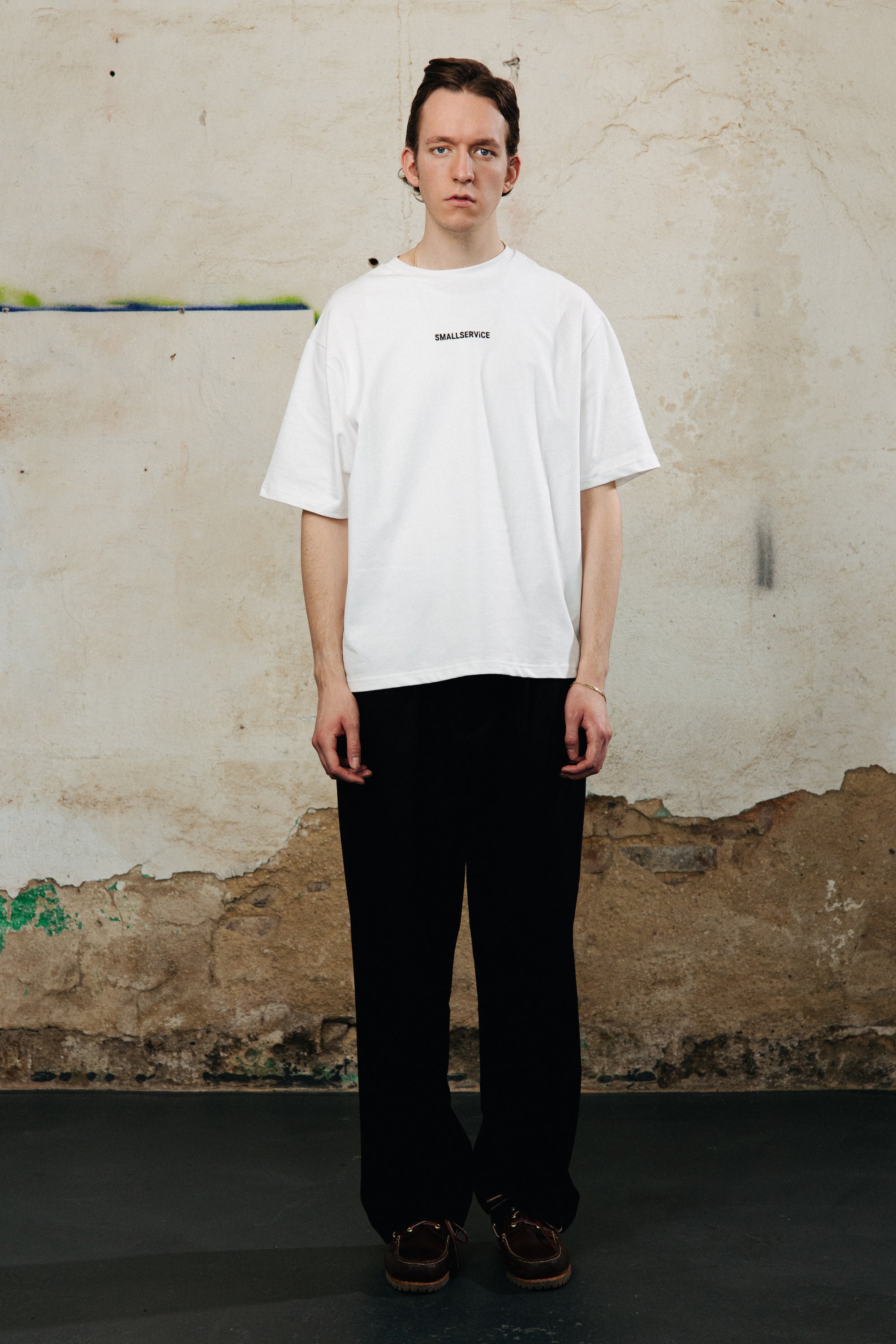 PEACH OVRSZ TEE x 310825 x WEIß