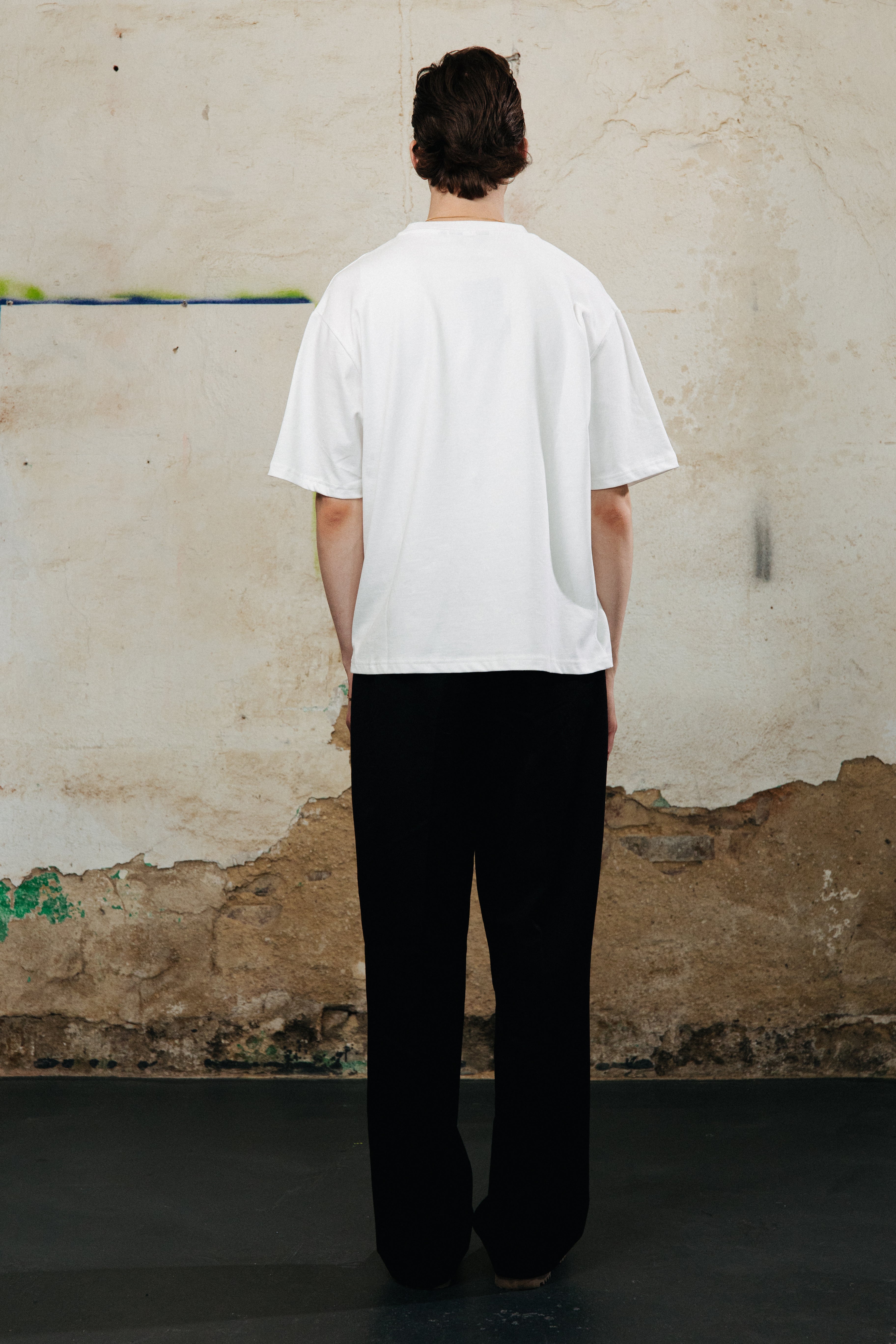 PEACH OVRSZ TEE x 310825 x WEIß