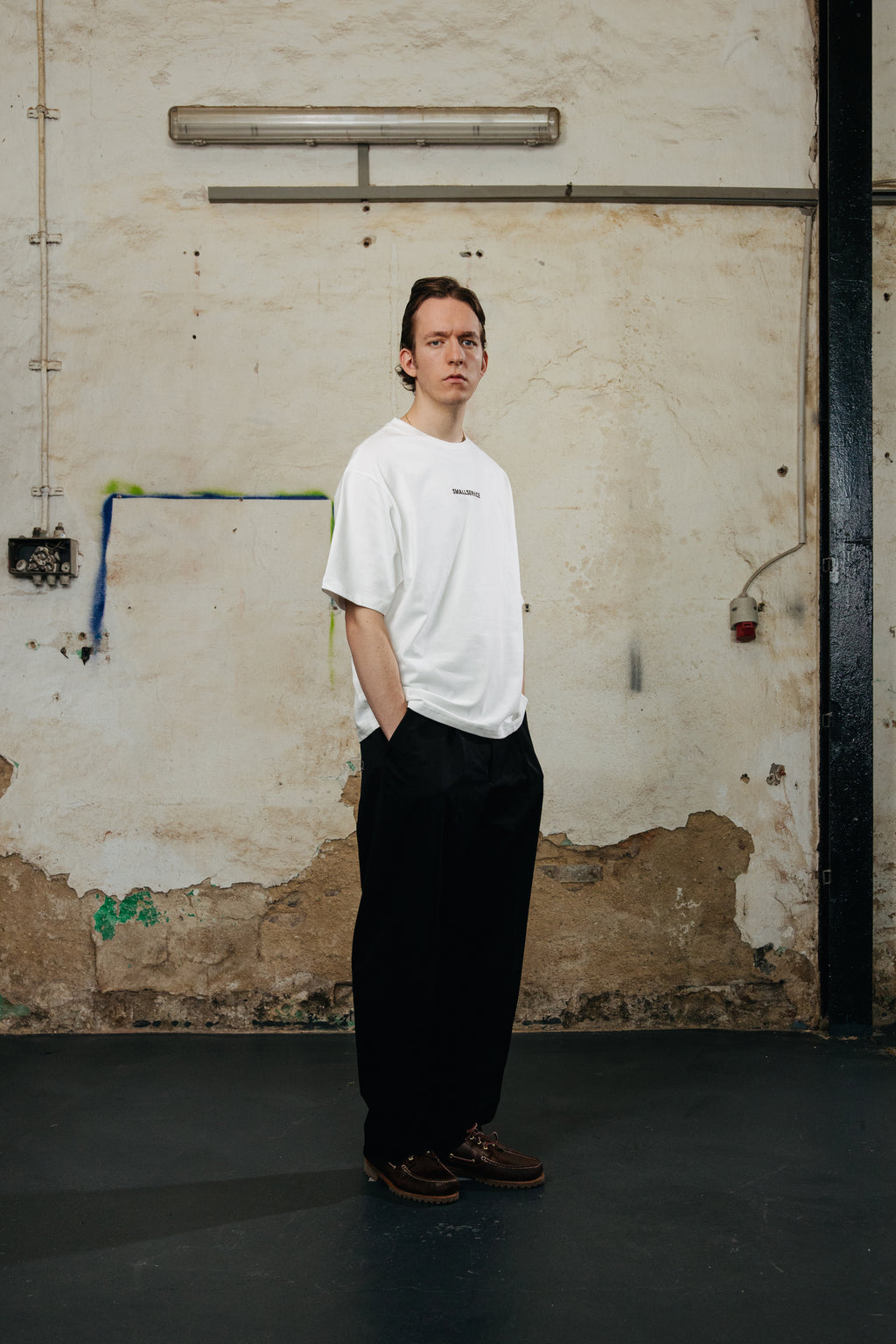 PEACH OVRSZ TEE x 310825 x WEIß