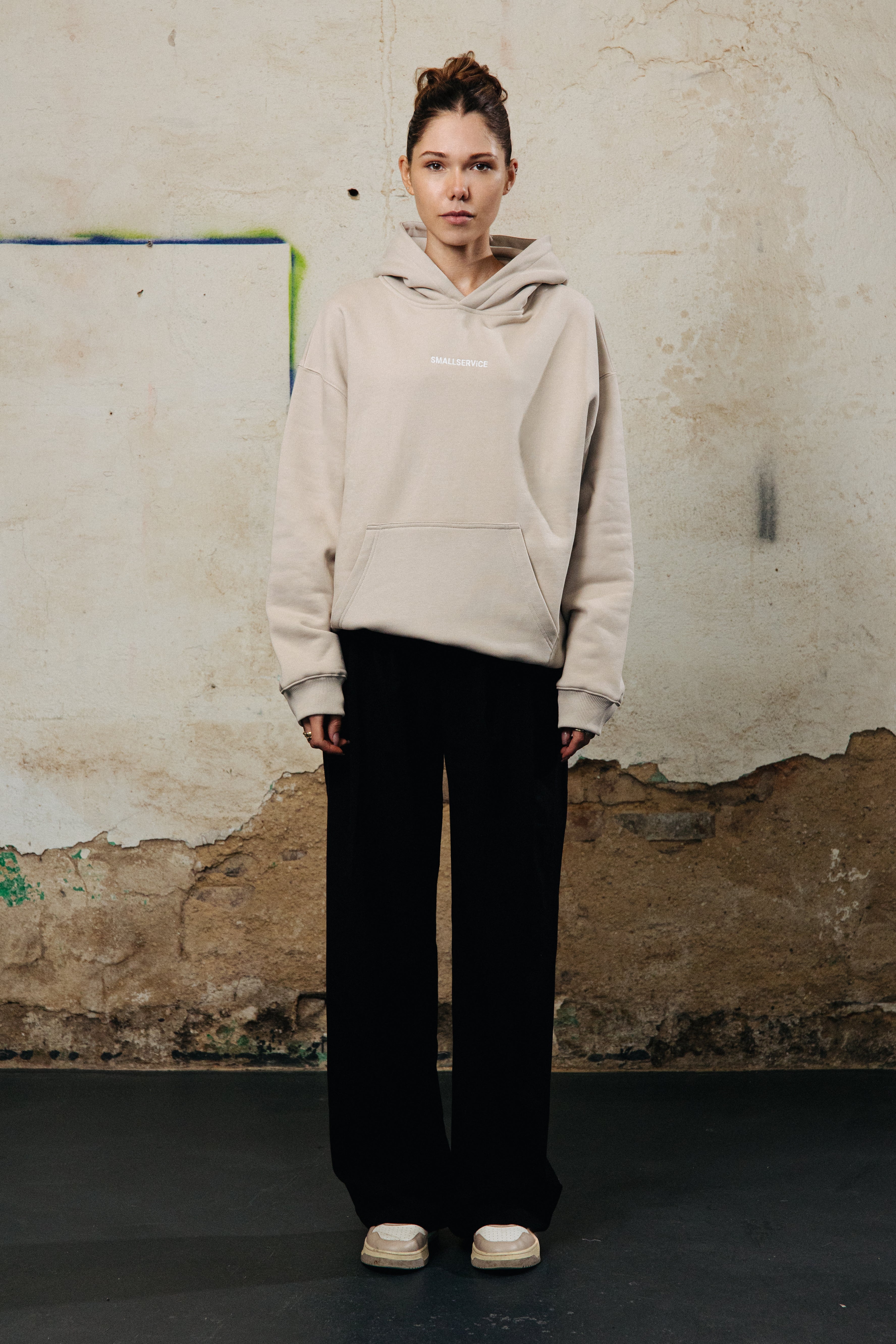 BOXED OS HOODIE x 310825 x BEIGE