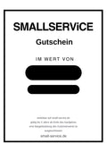 SMALLSERViCE Gutschein personalisiert